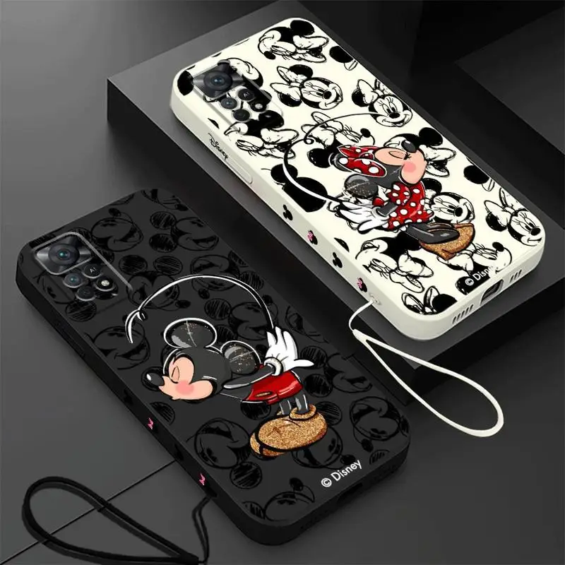 Disney Mickey Mouse Cute Phone Case for Vivo Y50 Y51 2020 Y36 Y35 Y31 Y21 2021 Y22 Y22S Y20i Y20 Y17 Y15S Silicone Cover Matte