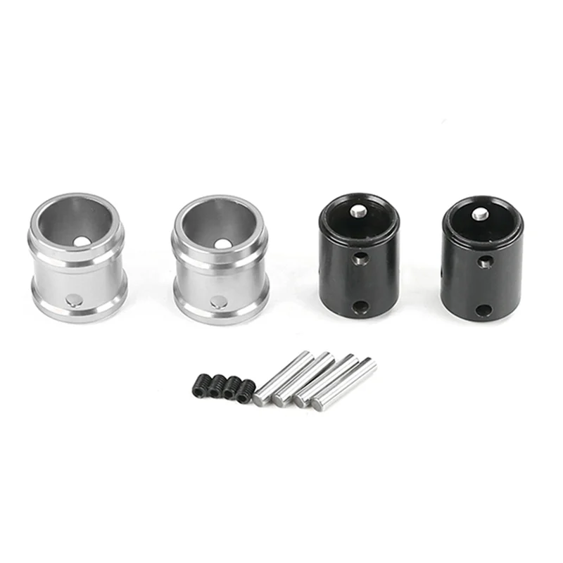 Quick-Release Front and Rear Output Shaft Sleeve Kit for 1/5 Losi 5Ive T ROFUN ROVAN LT Rc Car Toys Parts,Silver