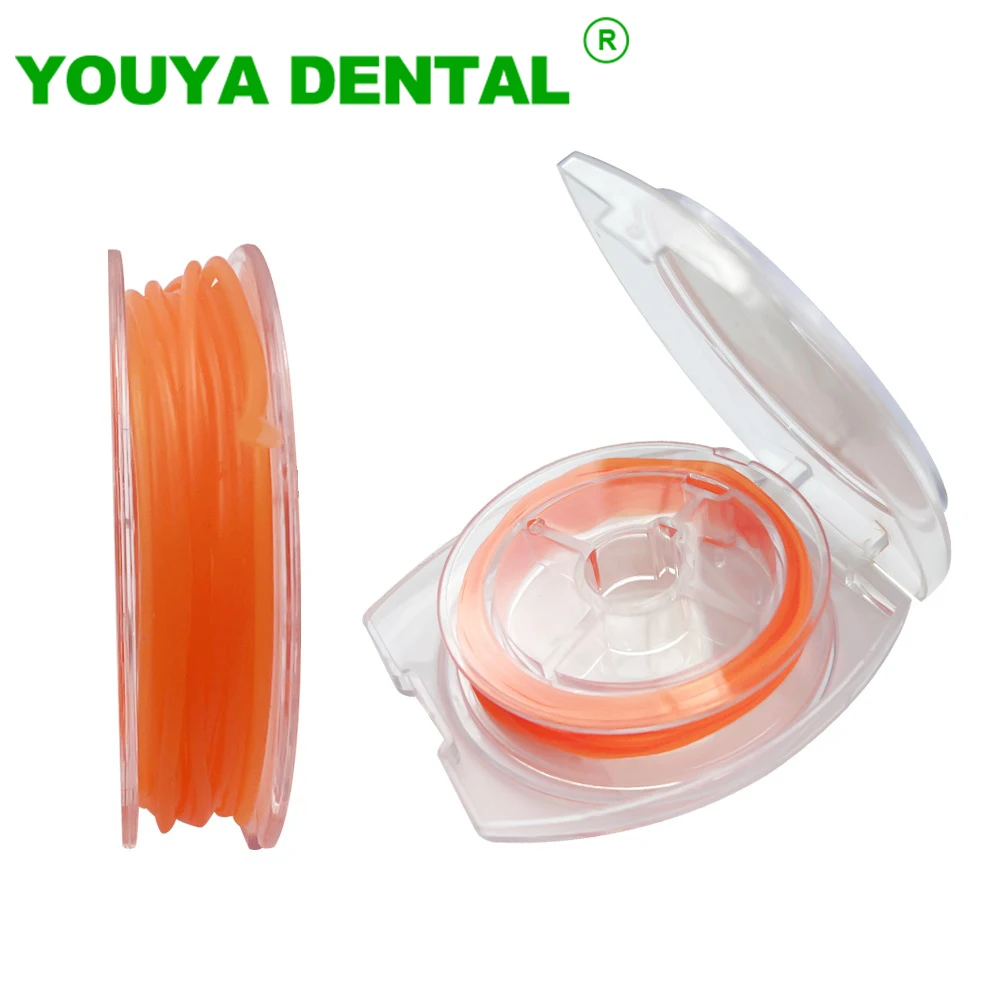 

2.1M/Roll Dental Rubber Dam Stabilizing Cord Standard Dia 1.8mm Wedges Line Clamps Sheets Elastic Dentistry Lab Materials New