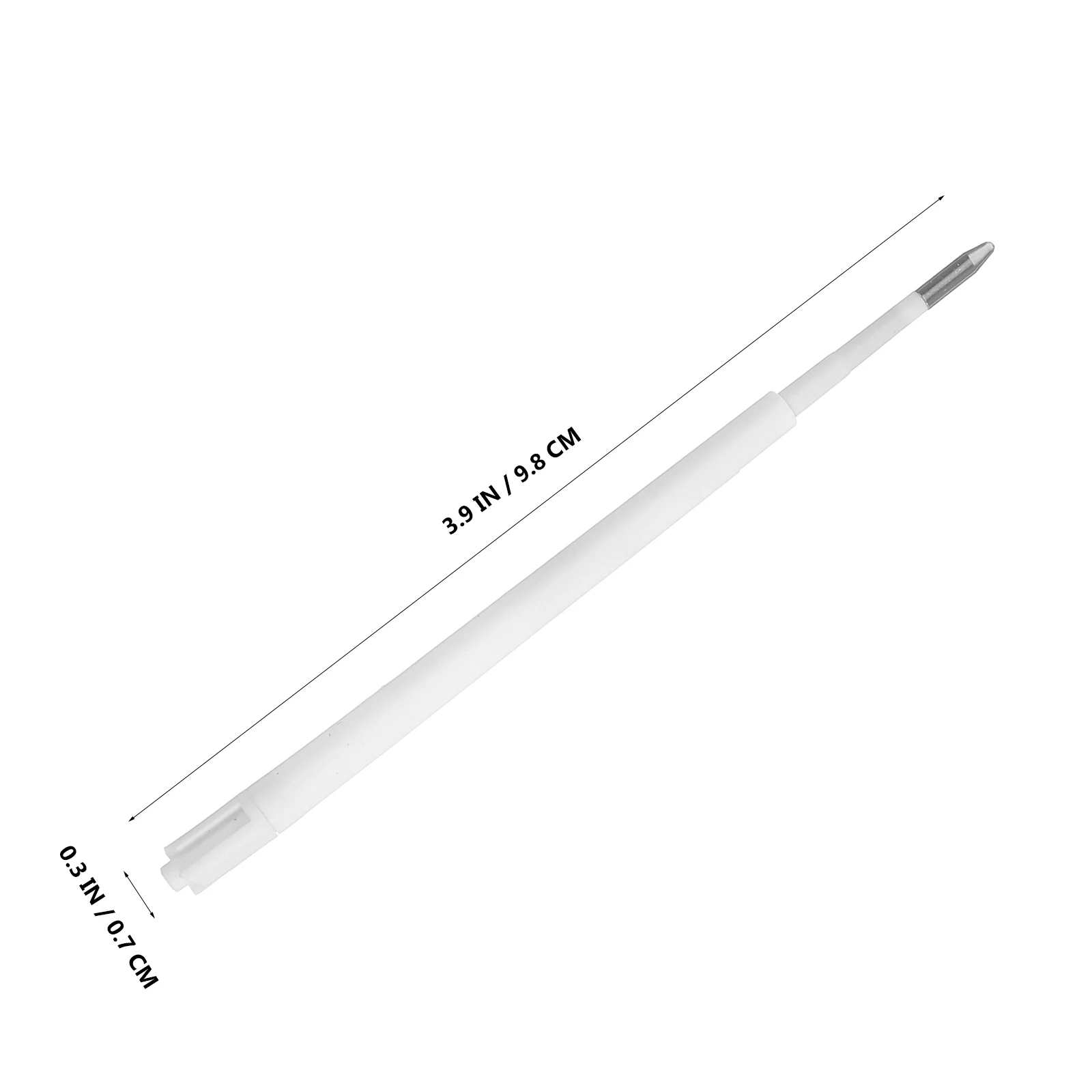 100Pcs Refill for Pens Black Ballpoint High Capacity Smooth Flow Easy Wide Compatibility Writing Work School Office