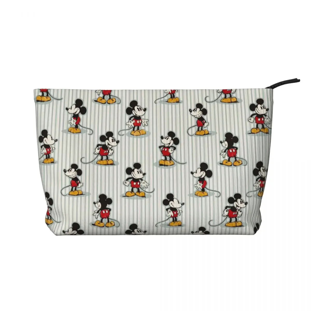 Custom Mickey Mouse Travel Cosmetic Bag for Women Makeup Toiletry Organizer Ladies Beauty Storage Dopp Kit