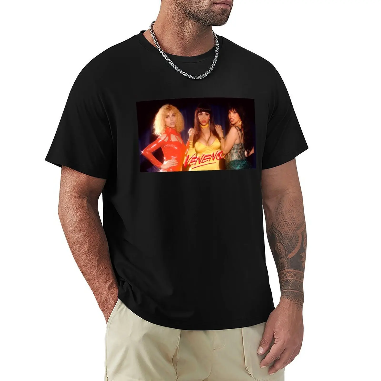 Camiseta la veneno, camiseta informal de manga corta estilo callejero