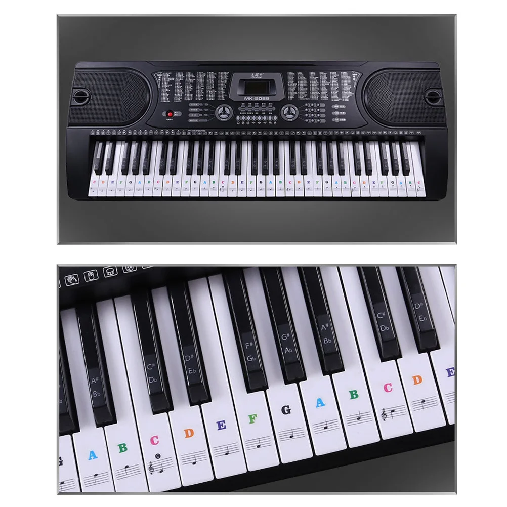 

Electronic Piano Keyboard Stickers for Notes Tags Adult Organ Staff Accessories