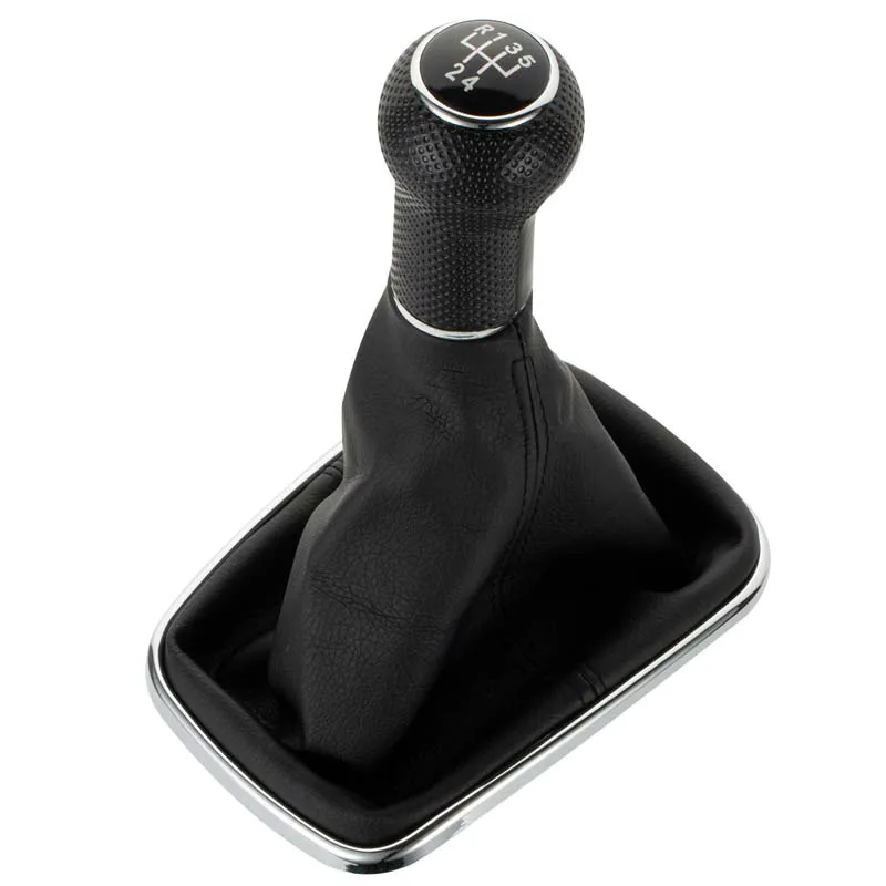 New Car 5/6 Speed 12mm Gear Shift Knob Lever Shifter Gaiter Boot for Volkswagen VW Golf Bora Jetta GTi MK4 Interior Accessories