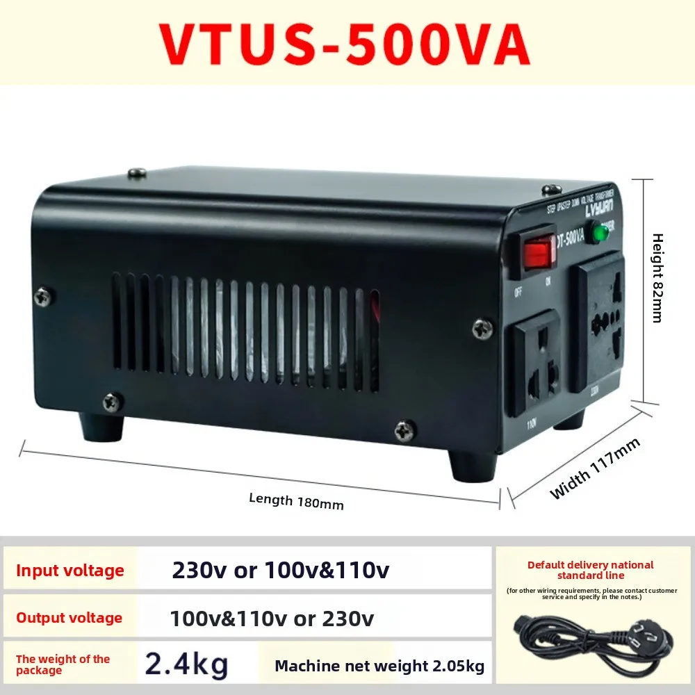 Lighting Home Bedroom Living Room 110V To 220V Bidirectional Lifting Transformer 500-5000W