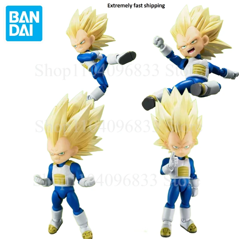 

НОВЫЙ Bandai SHF Dragon Ball Magic DAIMA Vegeta Bida Super Saiyan 3, экшн-фигурка, комплект GARAGE, коллекция украшений