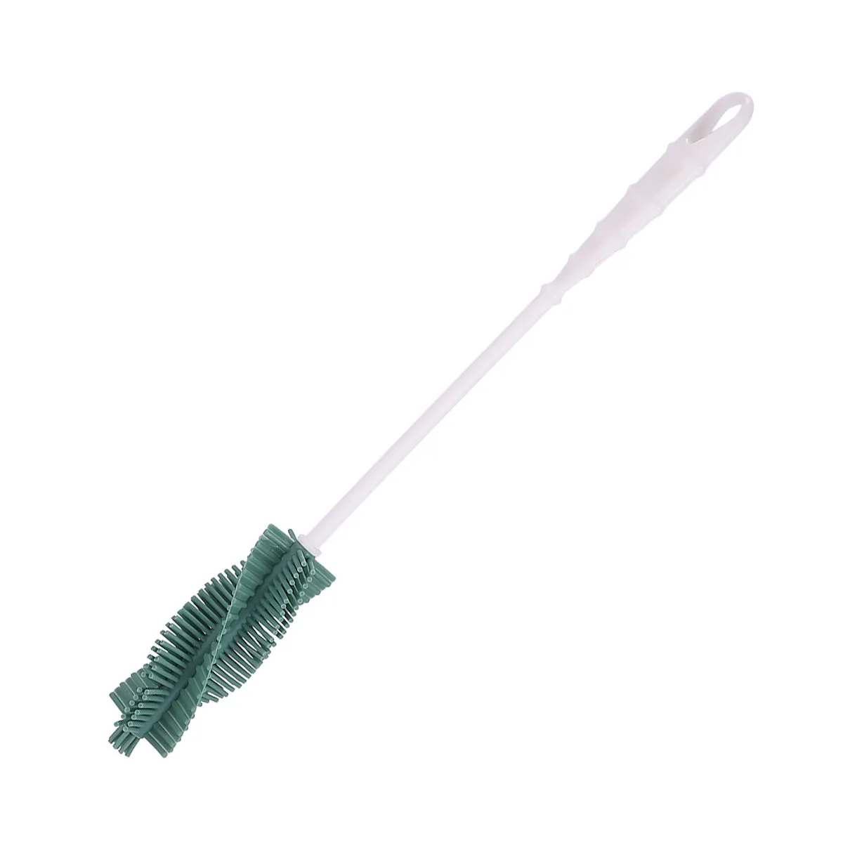 Silicone Bottle Brush Long Handle for Feeding Bottles Cups Glassware Deep Cleaning Hard-to-Reach Corners Stain Removal
