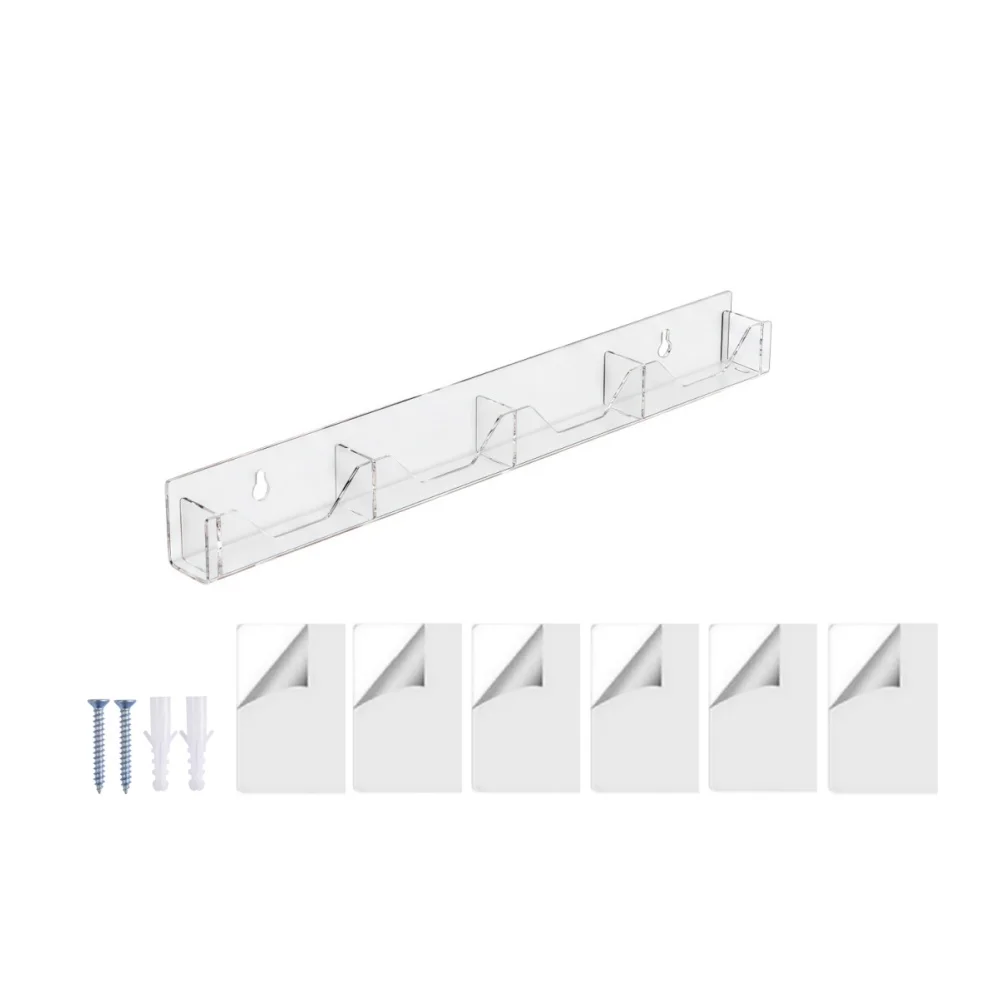 Vertical Card Dispenser Wall Mounted Card Holder For Efficient Networking Open Front Pockets Modern Minimalist Aesthetic