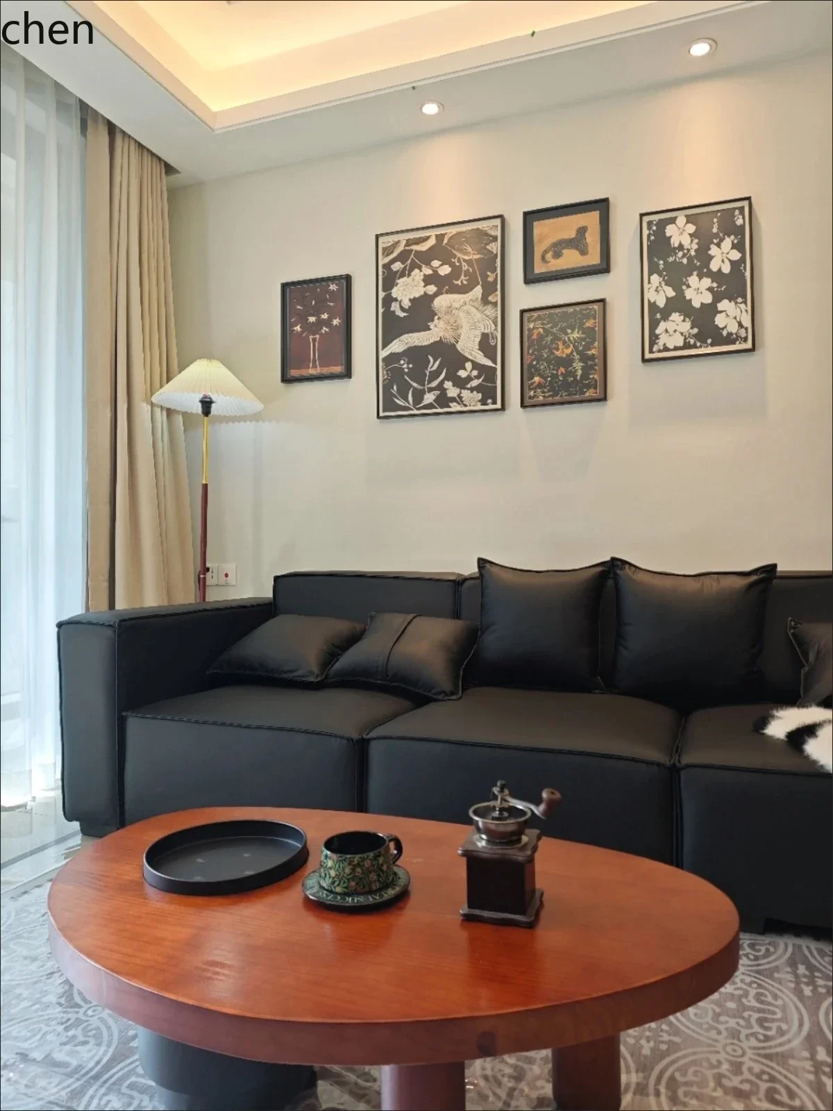 Mesa de centro H5.26 de madera maciza con forma especial para sala de estar, hogar, apartamento pequeño, creativa, con espacio de almacenamiento.
