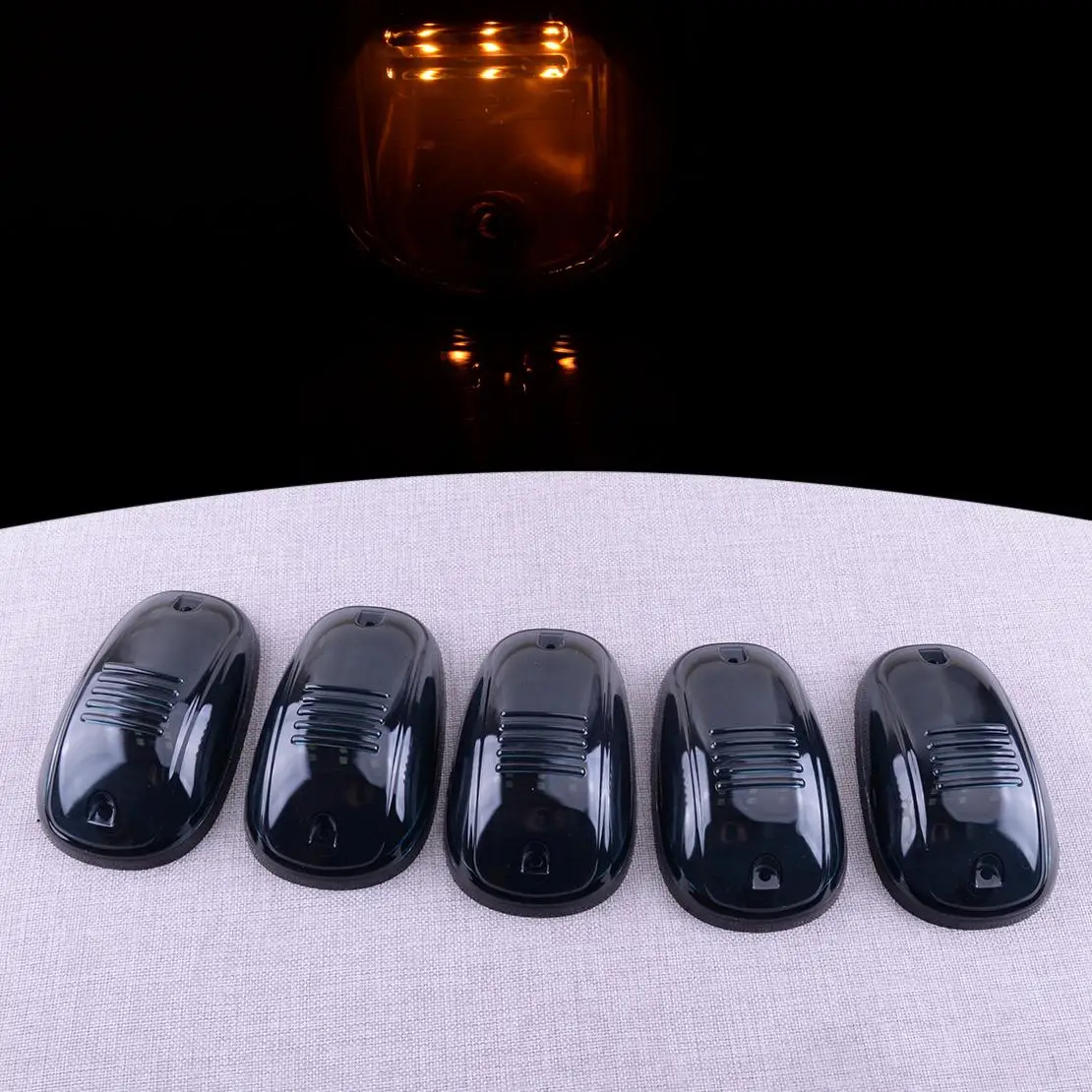 

5 шт. светодиодный маркер для бега на крыше, янтарный свет DRL, подходит для Dodge Ram 1500 2500 3500 1997-2020