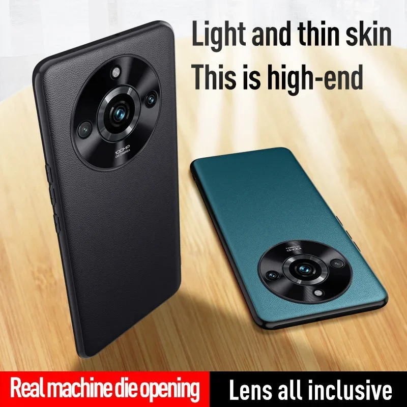 Full Camera Protection Case For Realme 11 Pro 5G Realme11 Luxury Leather Phone Case For Realme 11 Pro Plus Matte Cover Coque