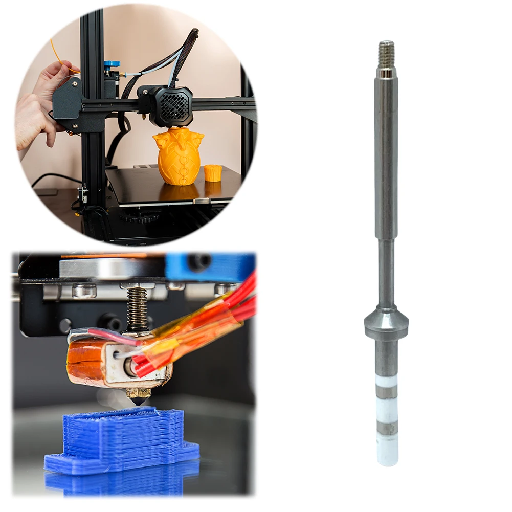 TS100 Soldering Iron Tip M2-M8 Brass Hot Melt Nut Insertion Kit Insertion Kit 3D Print Accessory for TS100 TS101 PTS200 PTS201