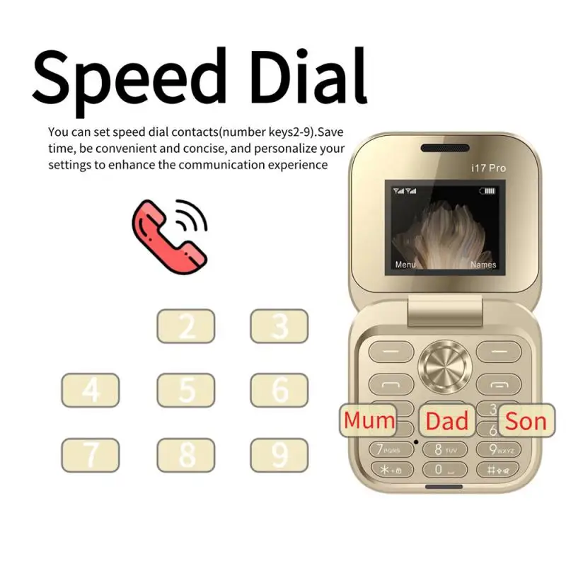 Kleine Opvouwbare Mobiele Telefoon Auto Oproep Record Snelkiezen Dual Sim Kaart High Definition Achteruitrijcamera Flip Telefoons Mobiele Telefoons