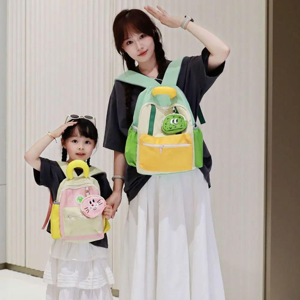 Creative Lightweight Student Schoolbag Cartoon Cute Kids Backpack Trendy Color Matching Large Capacity Book Bags Kindergarten