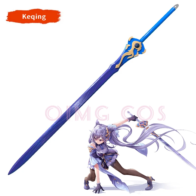 

Genshin Impact Keqing Cosplay Weapon Props Model Knife and Sword