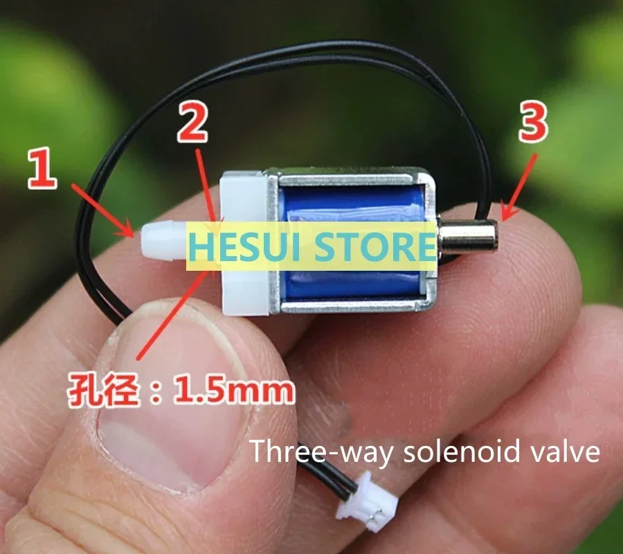 Dc solenoid valve Vent valve Electronic instrument miniature intake and exhaust valve DC3.7V