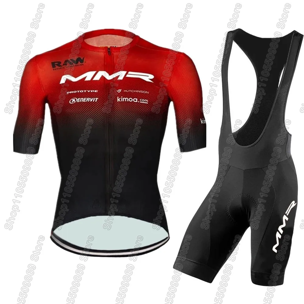 2026 MMR Team Cycling Jersey Set Summer Bicycle Espana Spain Clothing Kit Road Bike Shirts Suit Bicycle Bib Shorts MTB Maillot view 5