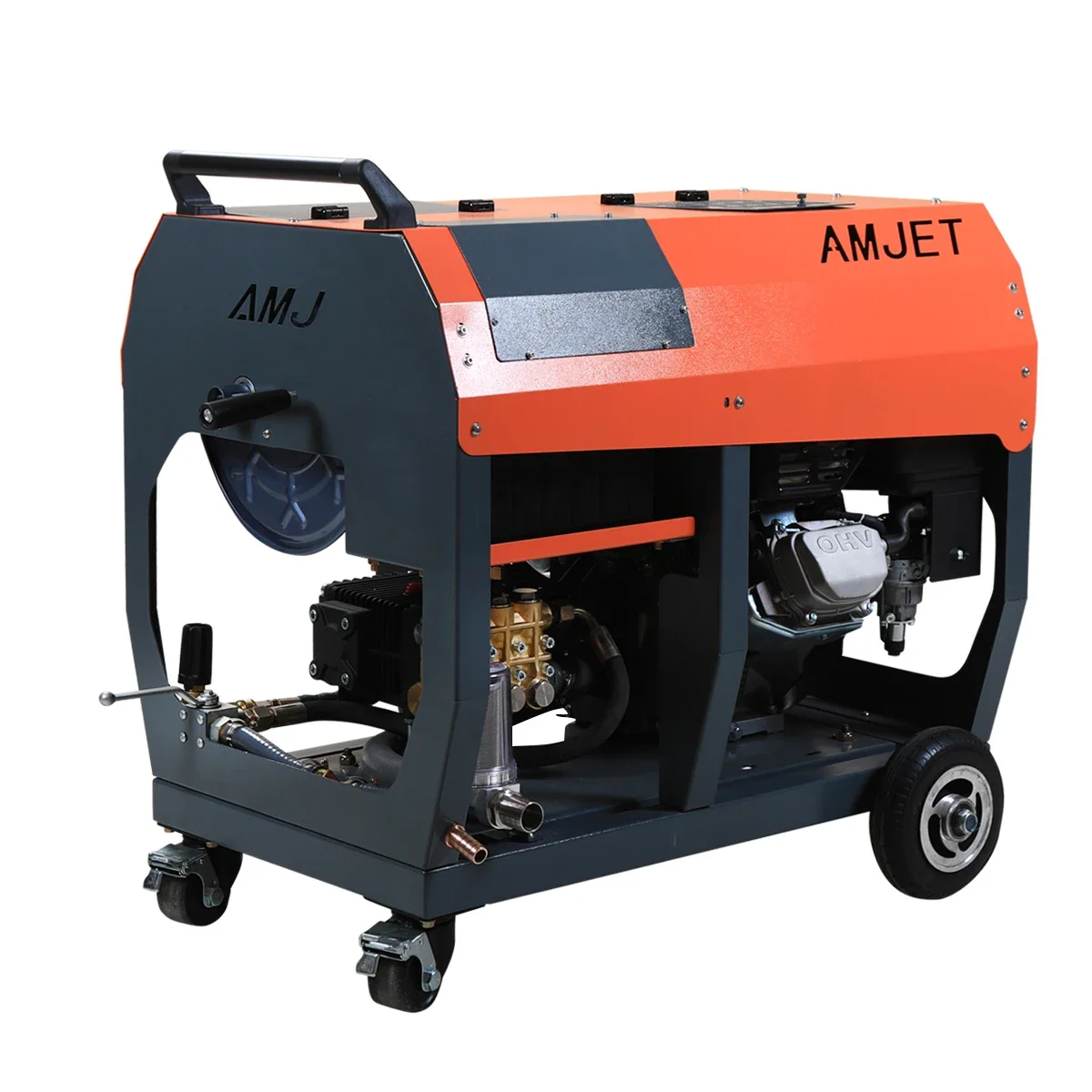 AMJ180Bar Pressure Washer 2900PSI High Pressure Cleaner Generator Gasoline Car Wash Machine