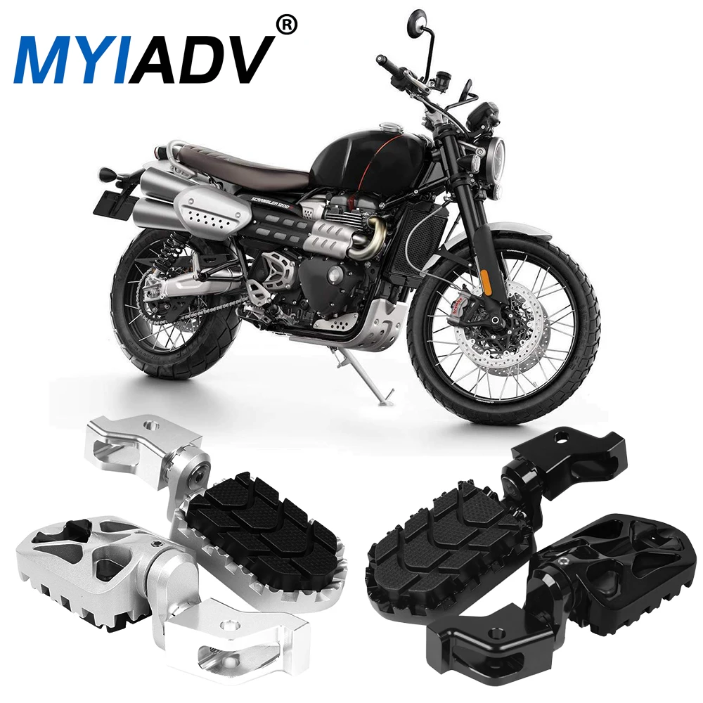 

Подставка для ног мотоцикла, подножка для SCRAMBLER 1200XC XE OND EDITION 2020-2024, регулируемая вращающаяся подножка, аксессуары для педалей