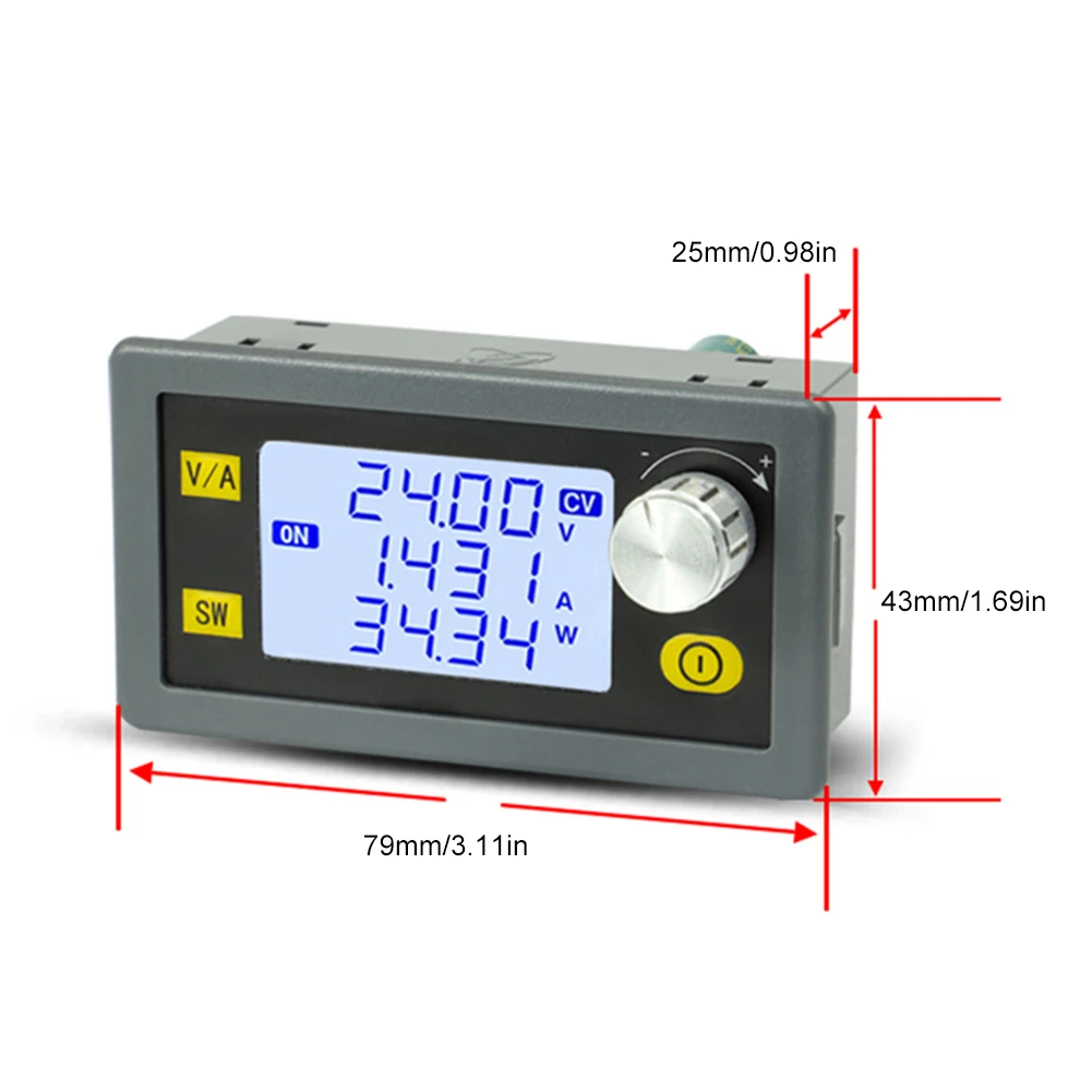 XY-SK35H CNC DC แรงดันไฟฟ้าคงที่ Converter 5-30V ถึง 6-36V 35 W/80 W ขั้นตอนลงแหล่งจ่ายไฟโมดูล