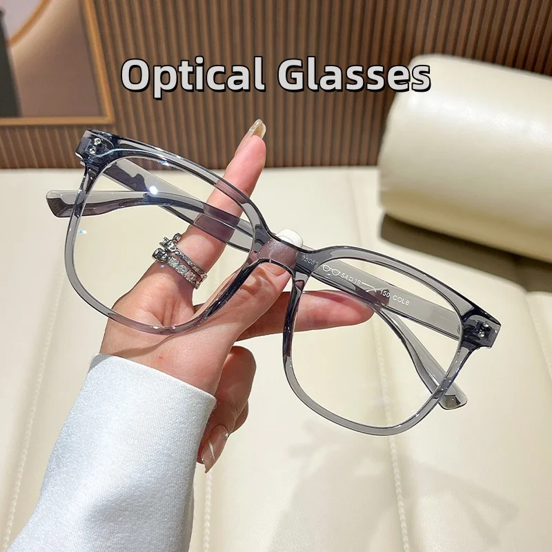 

Large Frame Anti Blue Light Glasses Men's and Women's Jelly Colored Fashion and Versatile Suitable for Computer Eye Protection