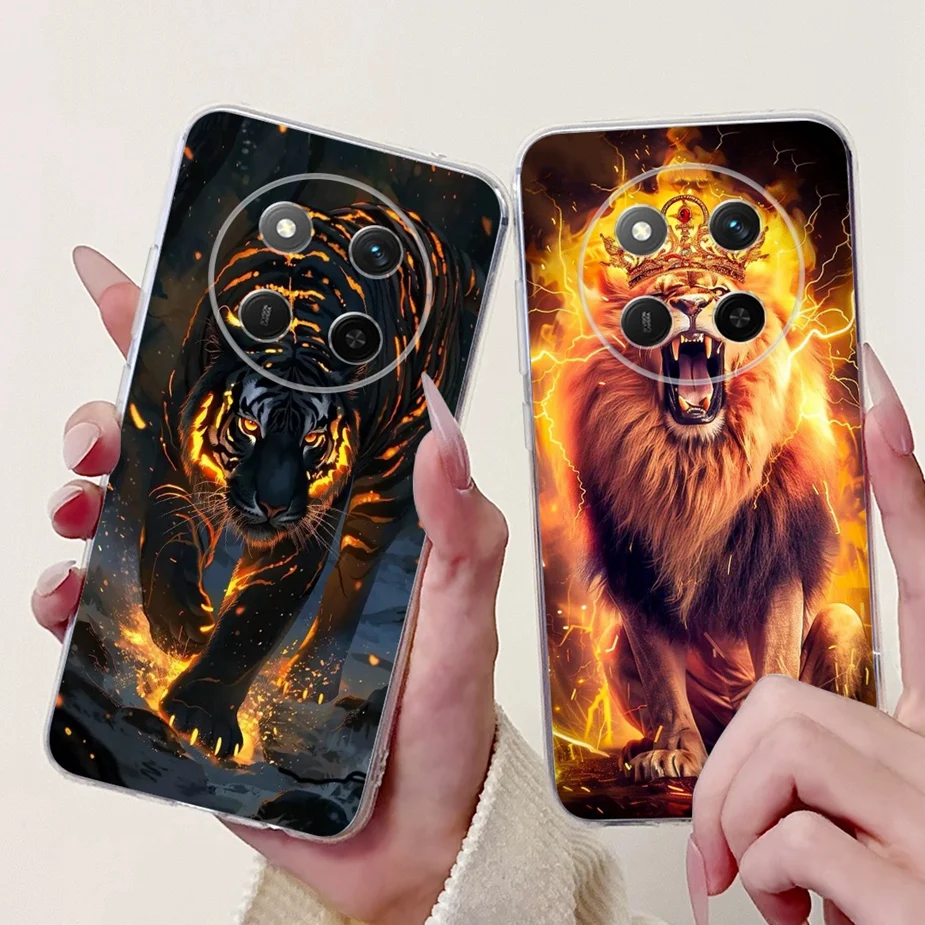 حافظة لهاتف Honor Magic 7 Lite BRP-NX1 2025 غطاء جديد فاخر مطلي من السيليكون الشفاف حافظة هاتف رفيعة لهاتف Honor Magic7 Lite