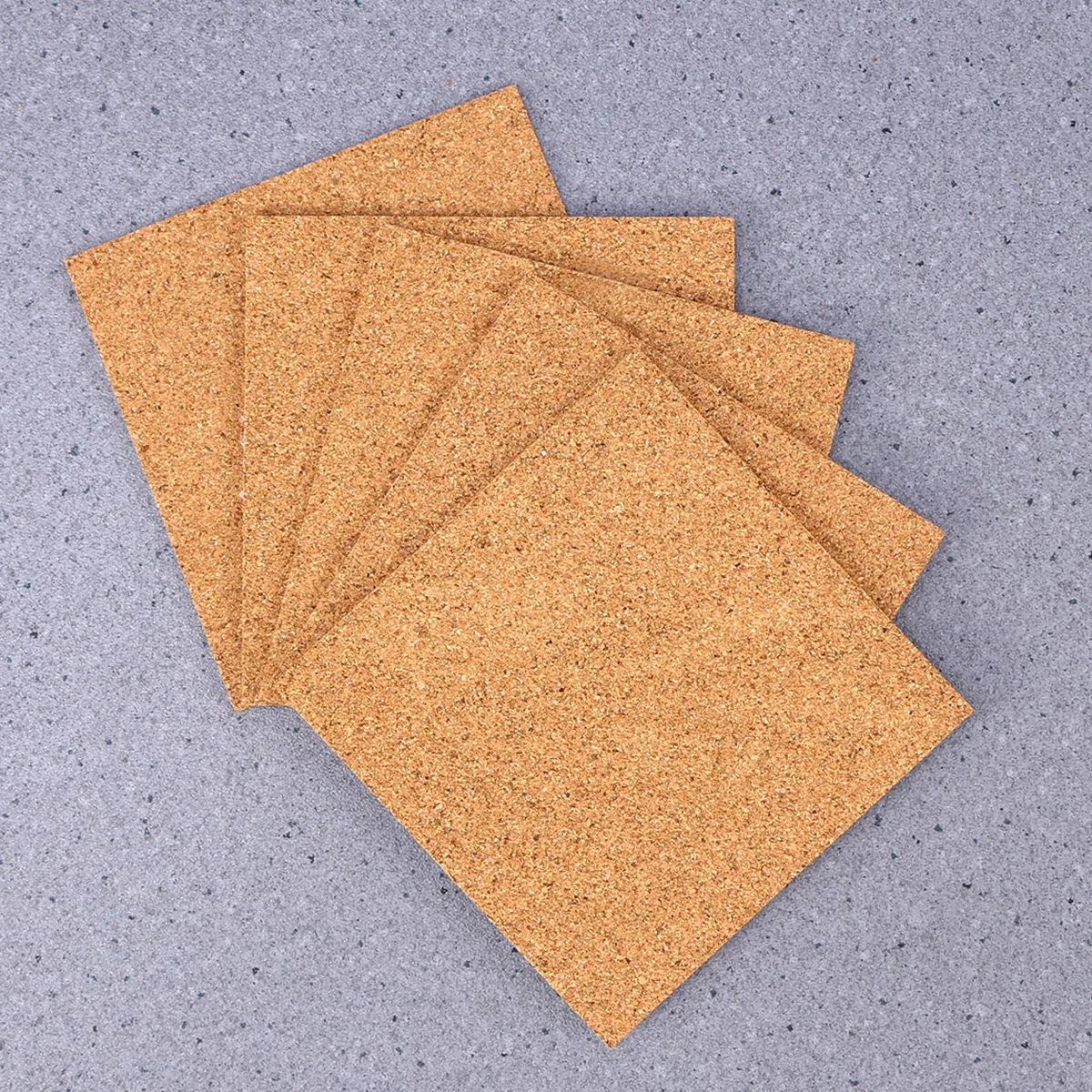 

36pcs Cork Coasters Durable Wooden Absorbent Self Adhesive Square Heat Insulation Anti Slip Decorative Gadgets Craft Supplies