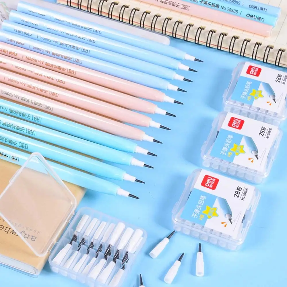 

School Supplies Replace Head Replace the Pencil Lead Stationery With Refill Writing Pencils HB Pencils Mechanical Pencil