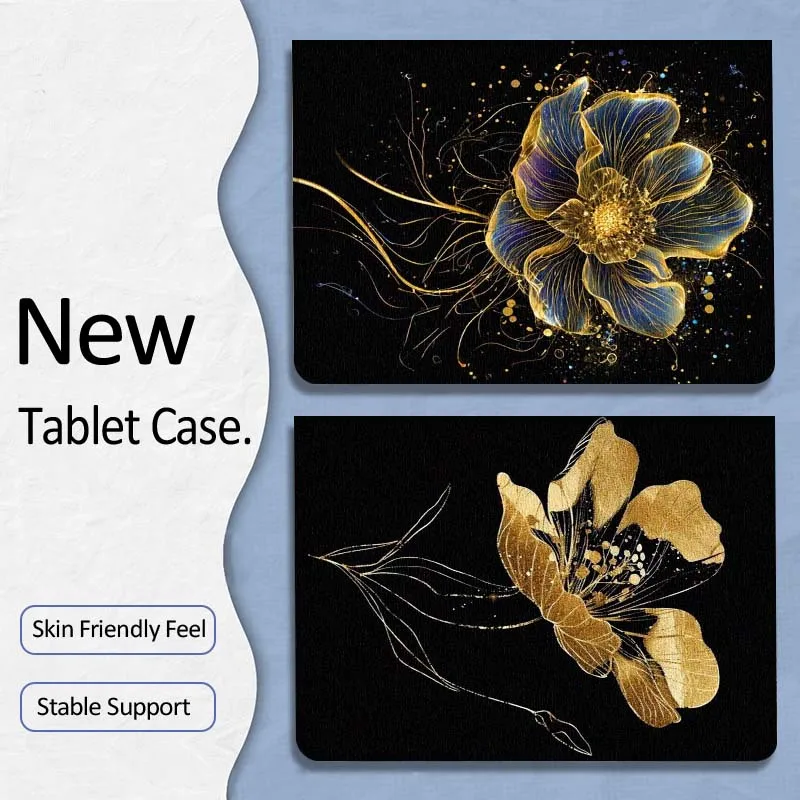 

Flowers Art Popular Luxury Gift For Samsung Galaxy Tab A7 A A8 A9 A11 S6 S11 10.1 10.4 10.5 Inch Lite PLus Soft Tablet Case