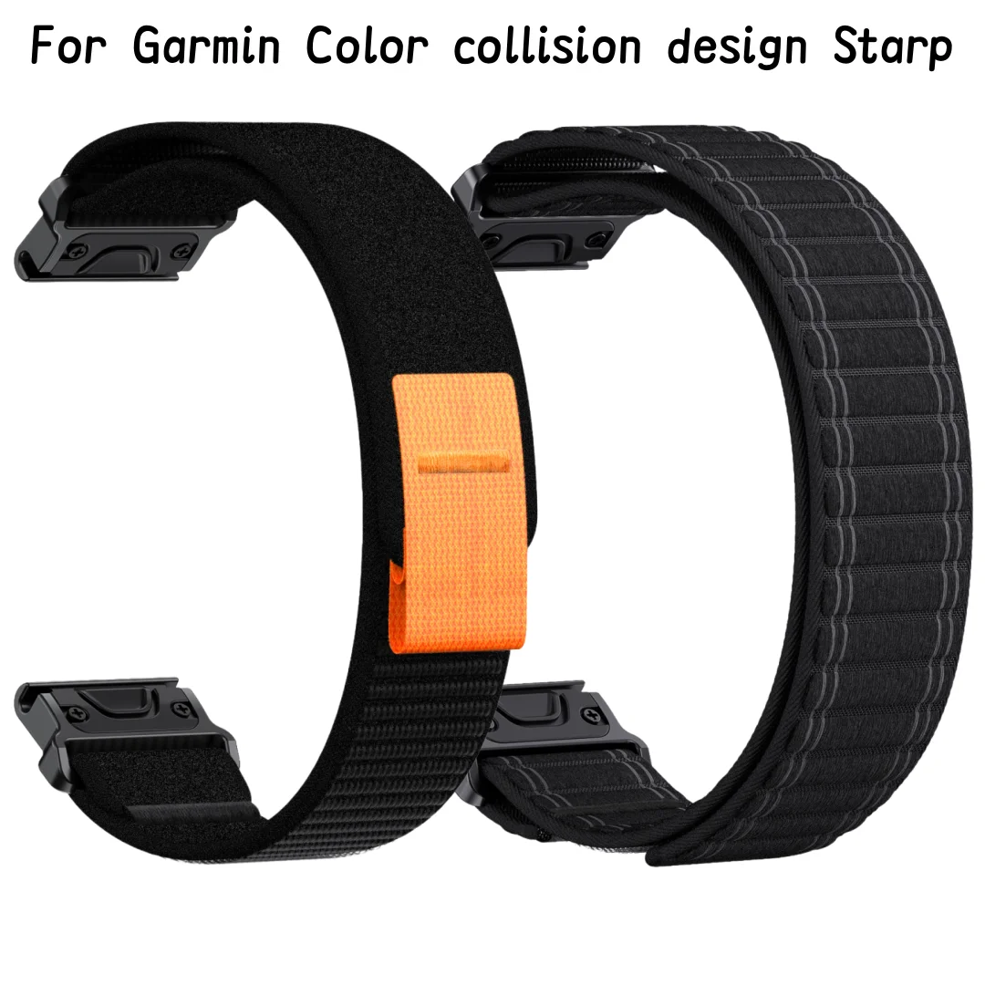 QuickFit 22 26mm new design nylon ultra light strap, suitable for Garmin Fenix E 8 7X 7 6 6X/Epix Pro Gen 2 51/47mm Tactix strap