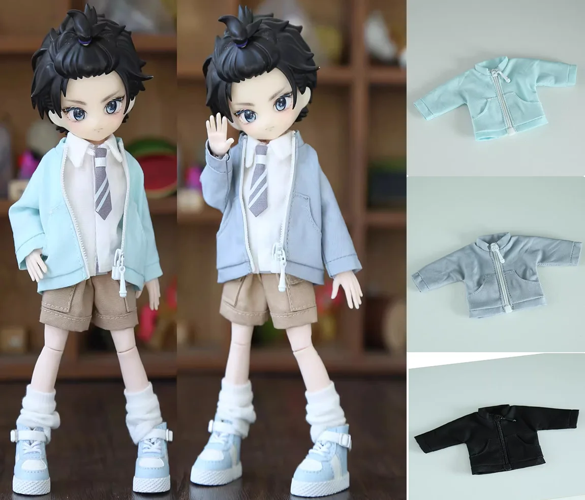 

Snail 1/12 Big 12 Points BJD Doll Clothes Zipper Jacket Coat Pocket Windbreaker Model Accessories Ashi 3.0 Beiming Body In Stock