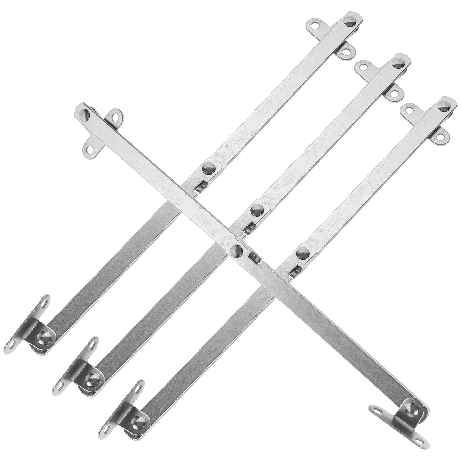 

4Pcs Durable Metal Support Rods for Cabinets Adjustable Length Simple Stylish Design Suitable Various Furniture