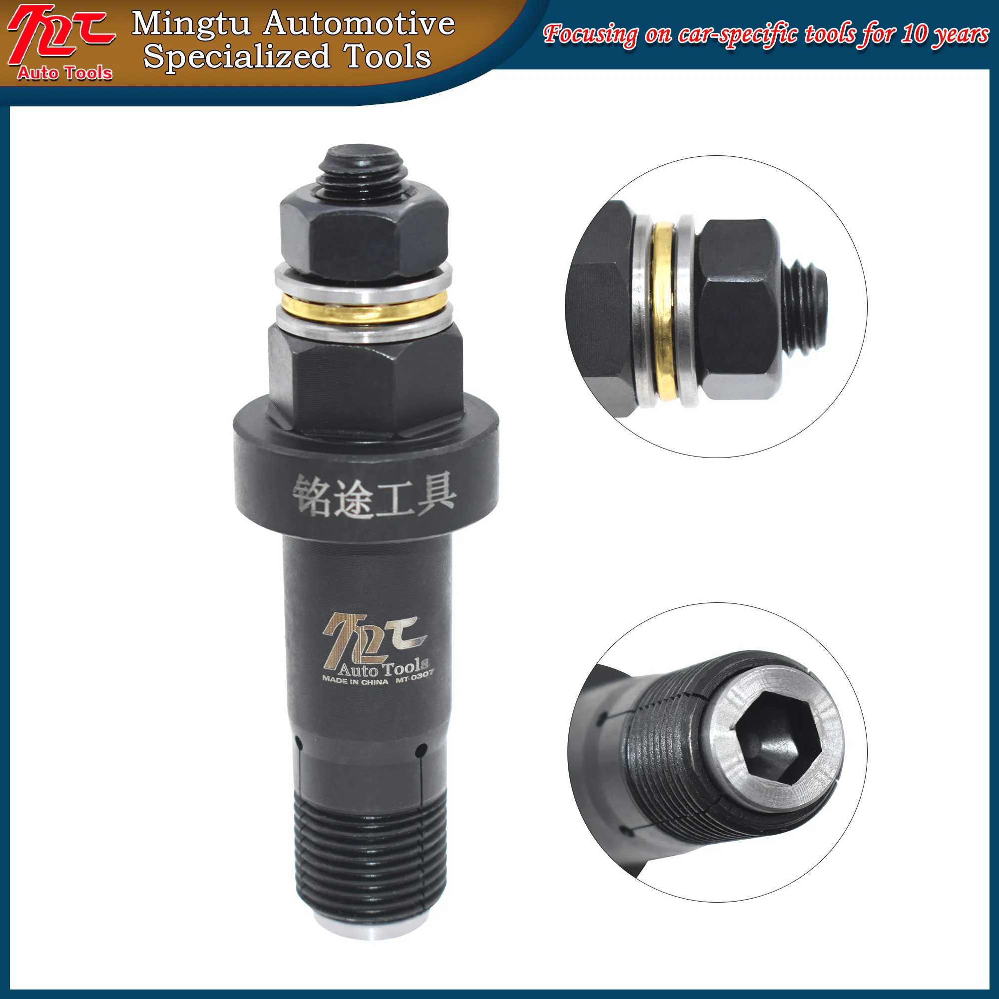 

Подходит для инструмента регулировки распределительного вала ГРМ Mercedes M276, M278, и M274; специально разработанный для регулировки цепного колеса Mercedes.