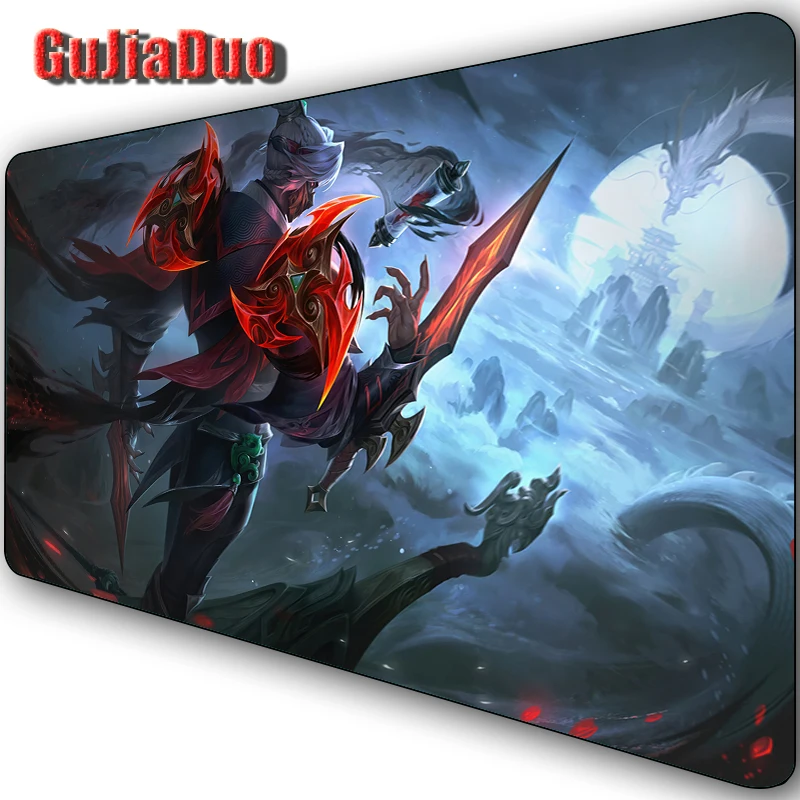 Zed League of Legends Gamer Anime Mouse Pad 90x40 Large Size Mange Mousepad Gaming Hoom Accessories Laptop Play Mat Pc Cushion