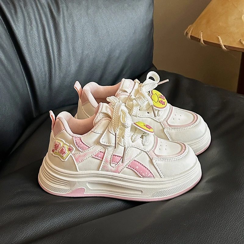 

Children's sports shoes 2026 spring and autumn new cartoon new Chinese style plimsolls children's leisure running shoes
