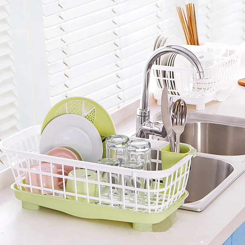 

Drain Basket Kitchen Sink Dish Drying Rack Drainer Washing Holder Basket Organizer Tray Home Storage Tool Kitchen Supplies