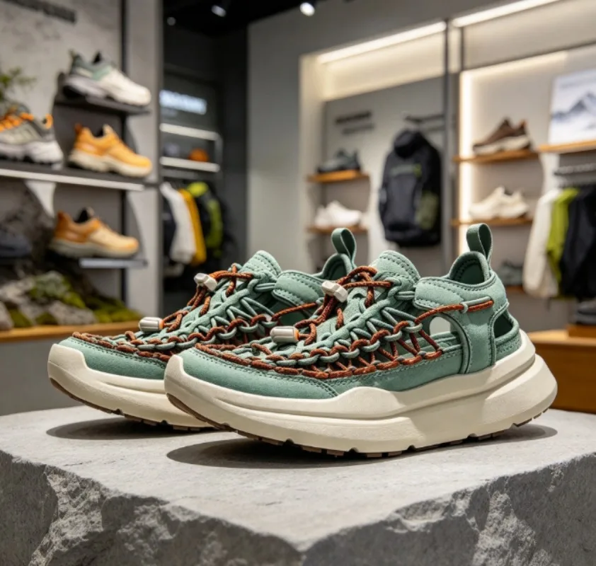 High quality unisex summer casual outdoor breathable woven aqua shoes, comfortable lightweight water sneakers quick-dry.