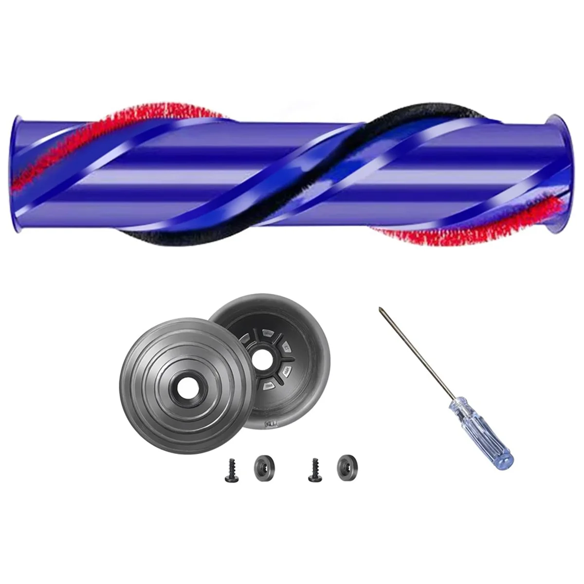 다이슨 V8 진공 청소기 다이렉트 드라이브 전기 바닥 브러시 진공 부품 용 새로운 2025 롤러 브러시 교체 967483 -01, 967483 -03