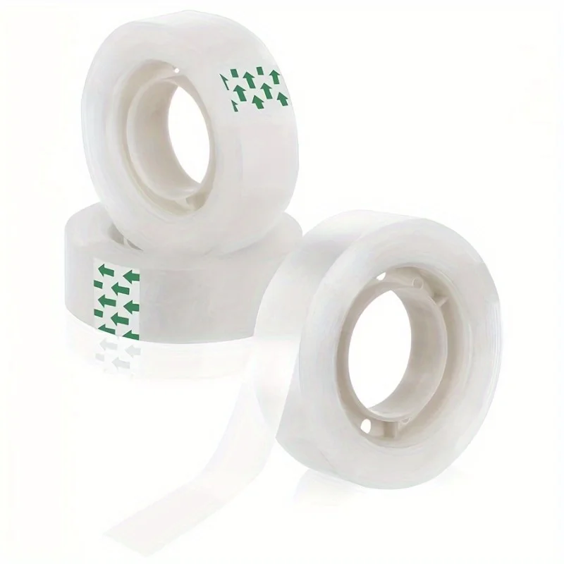Transparentes Klebeband, klares Packband, klebriges Klebeband, kann für Paketverpackung, Lagerung, Kartons, Zuhause, Büro oder Schule verwendet werden.