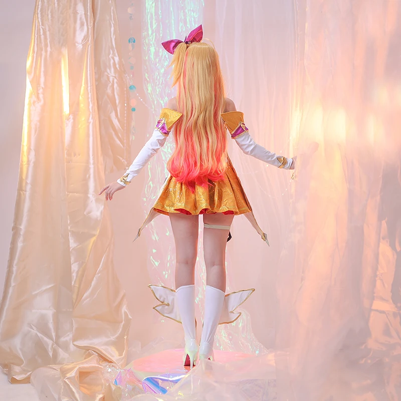 ROLECOS LOL Star Guardian Seraphine ชุดคอสเพลย์ผู้หญิงเกม LOL Seraphine คอสเพลย์เครื่องแต่งกายฮาโลวีนผู้หญิง Baju Karnaval ผิวใหม่