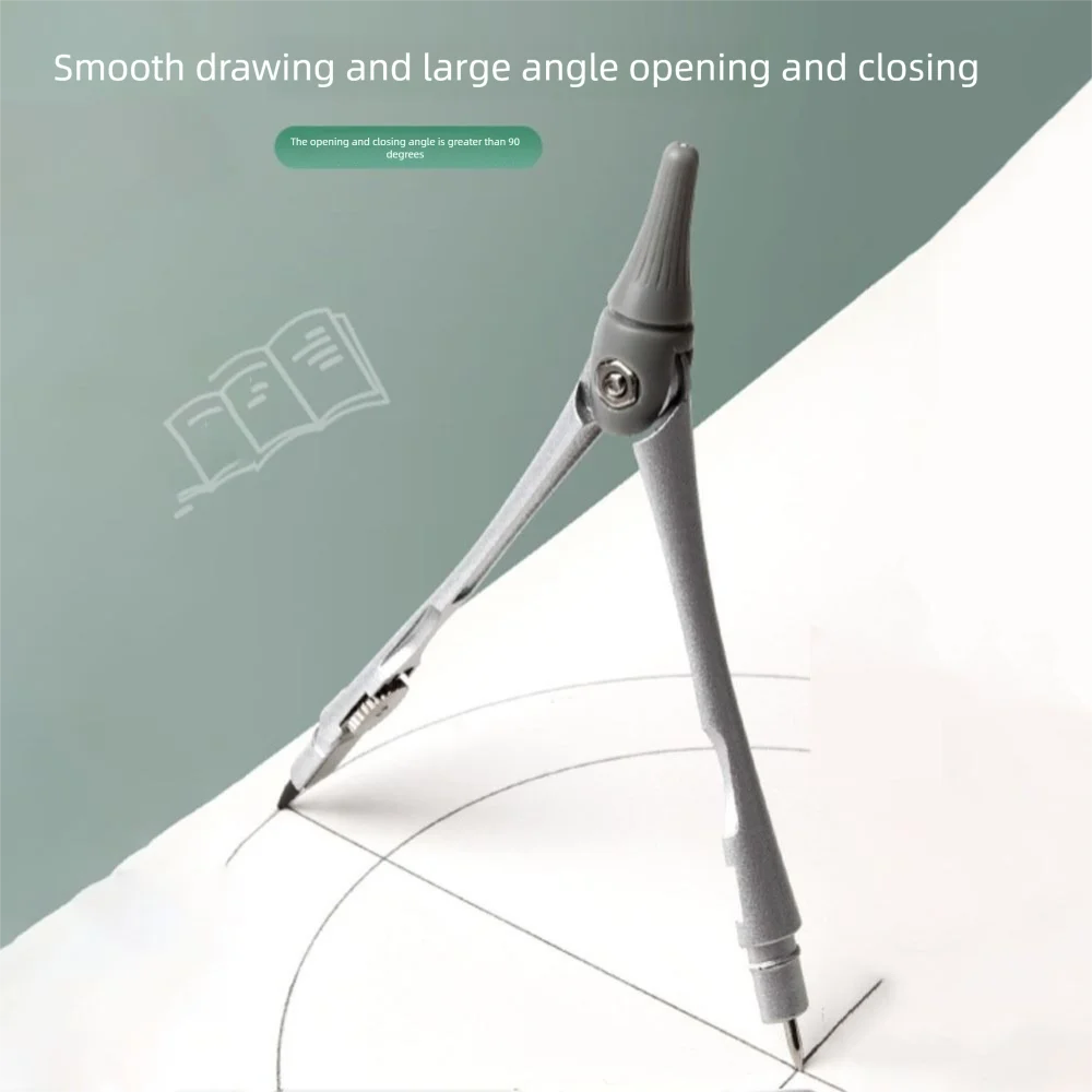 New 8in1 Compass Set Multi-functional Portable Protractor Straightedge Students School Tool