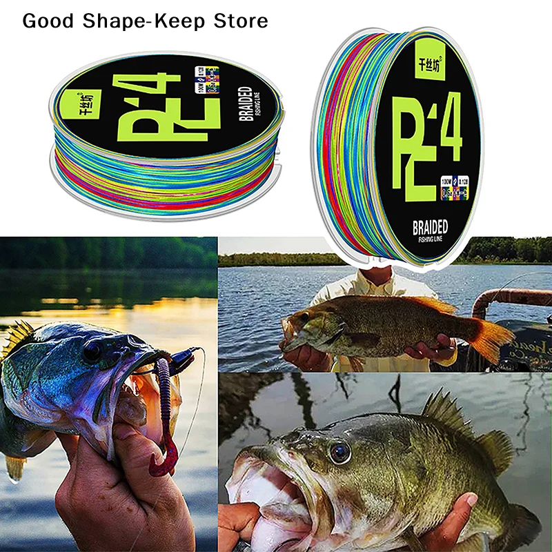 100M Multifilament-Schnur X4 Geflochtene Angelschnur Starke PE-Karpfenschnur Meeres-Angelschnur 0,25mm-0,3mm Durchmesser