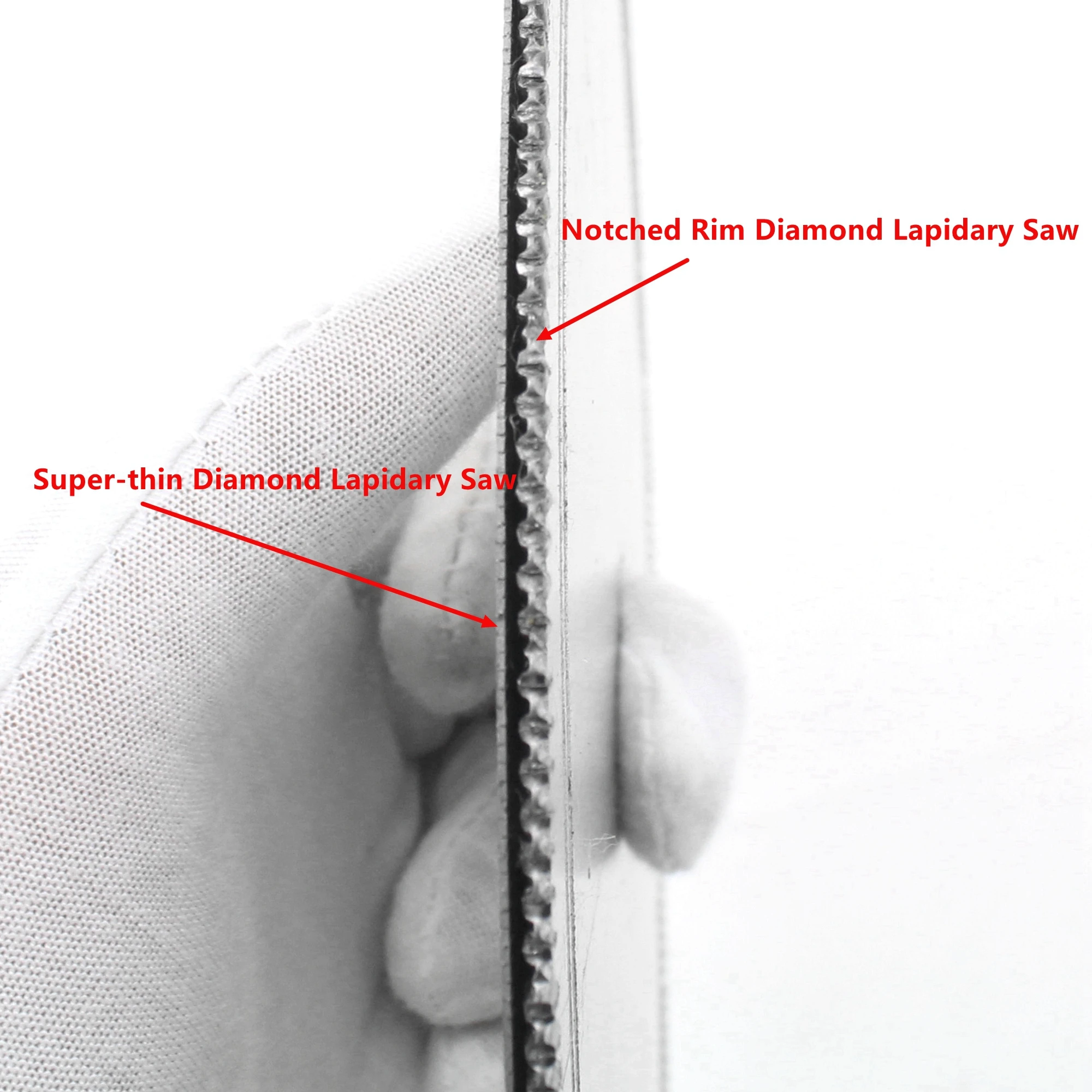 2pcs 10 inch 250mm ultra‑thin diamond lapidary saw blade, 1