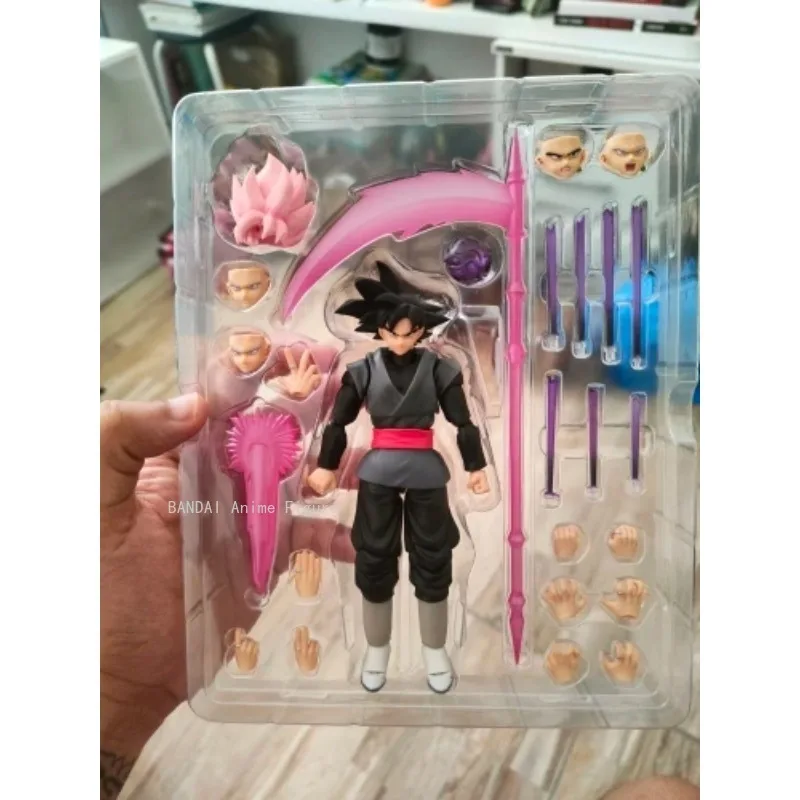 In Stock Anime Figure 15cm Demoniacal Fit Shf Dragon Ball Z Black Goku Action Figure Zamas Chosen Ones Toy Collection Gift Model