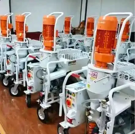 Aoyu M9 Wall Plaster Spraying Machine 5kW 220V 380V PLC Controlled Gypsum Stucco Mortar Sprayer for Construction Wall Finishing
