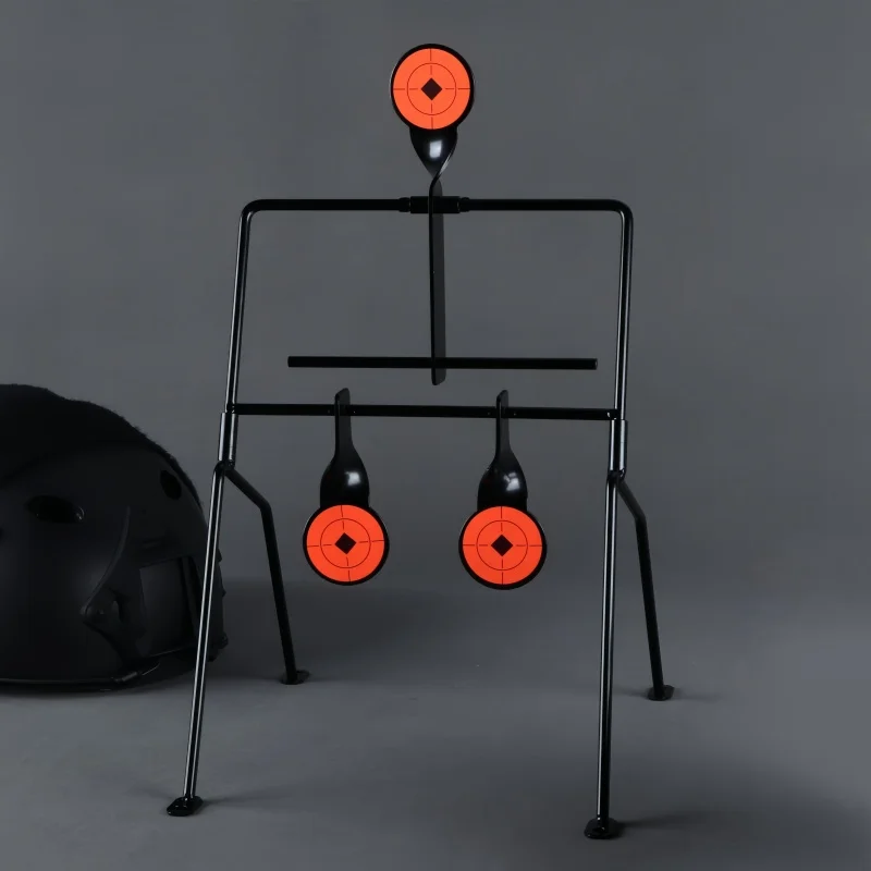 

ZLangsports вращающаяся вращающаяся металлическая мишень, винтовка, пистолет CS, тренировка полювання, аксессуары для практики прицеливания, колокольчик, мишень для стрельбы