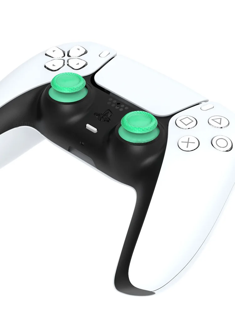2 قطعة استبدال أجزاء عصا التحكم الإبهام العصي بوتون لوحدة تحكم PS5 التناظرية Thumbstick غطاء ل بلاي ستيشن 5 غمبد