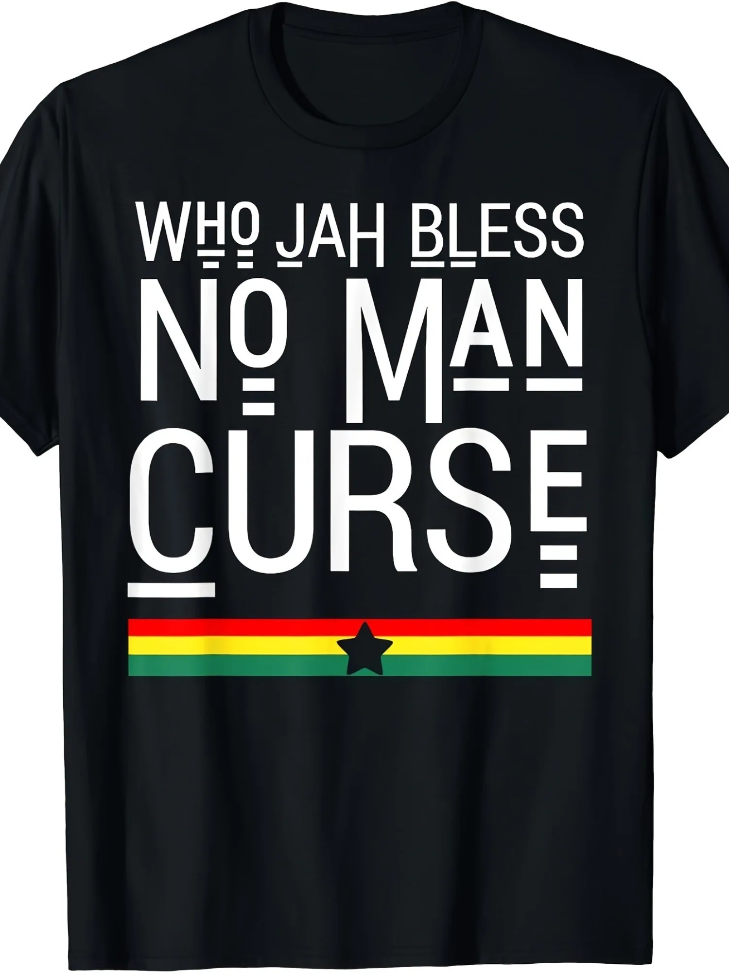 

[Reggae Roots T-Shirt] Unisex Reggae Roots Jamaican Rasta Flag T-Shirt - Graphic Tee for Men and Women