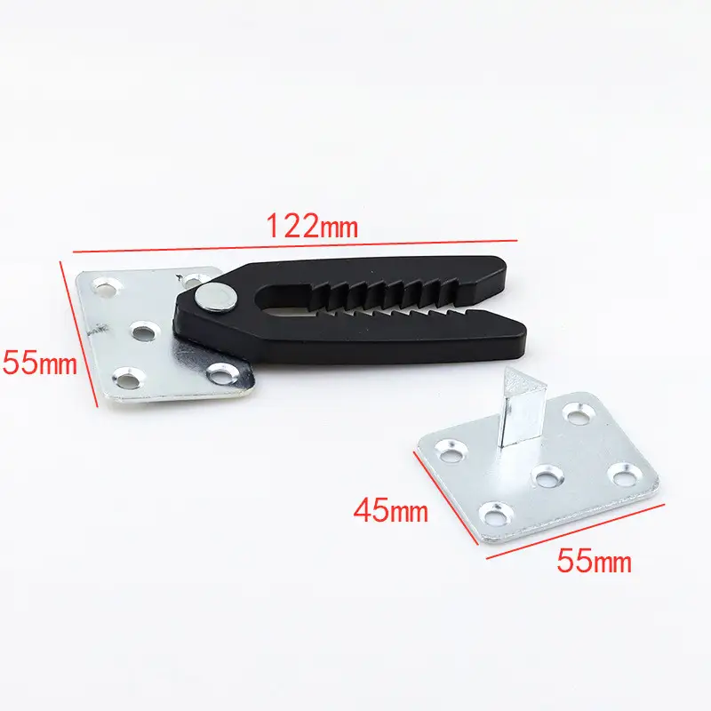 2pcs Furniture Hinge Sofa Connector Hasp Alligator Clip Joint Snap Link Sectional Sofa Connection Fastener Metal Accessories - Image 2