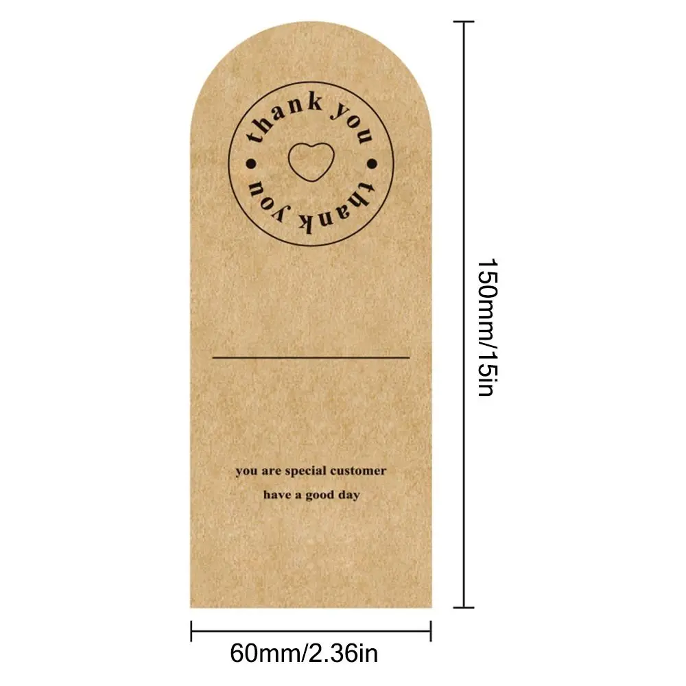 50PCS Kraft Paper Thank You Stickers Commodity Packaging Floral Pattern Wrapping Tags Event Party Supplies Sealing Labels